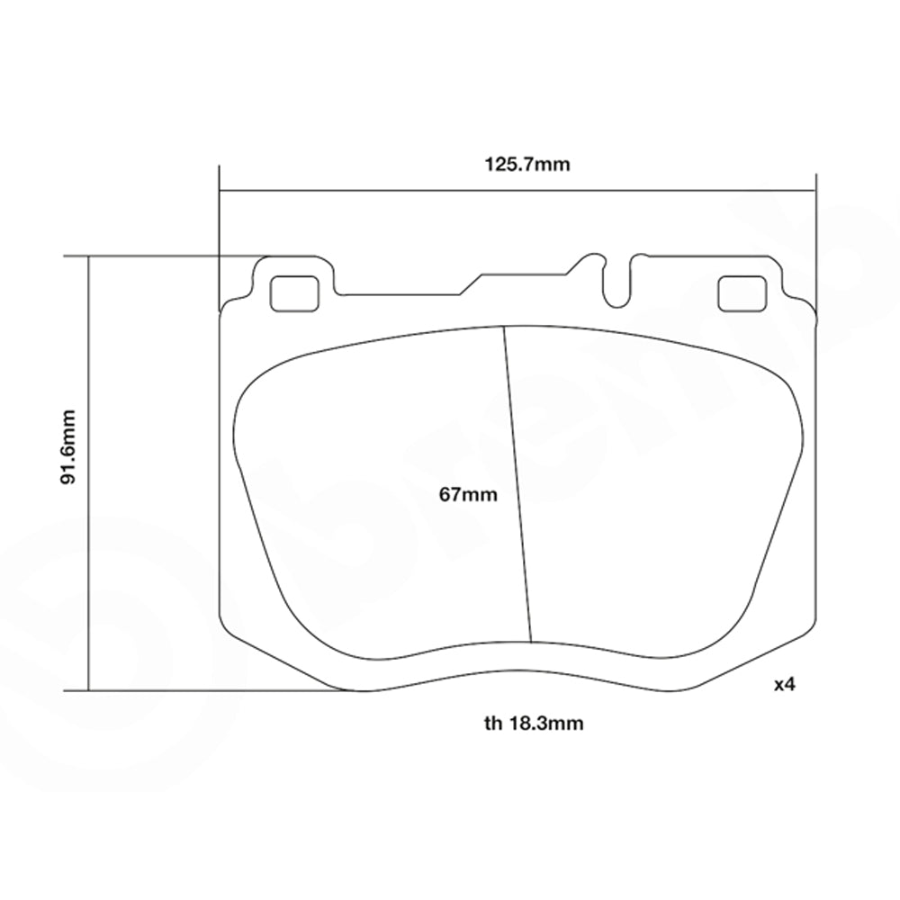 Set pastiglie Brembo Sport | HP2
07.D435.45 - Autobox