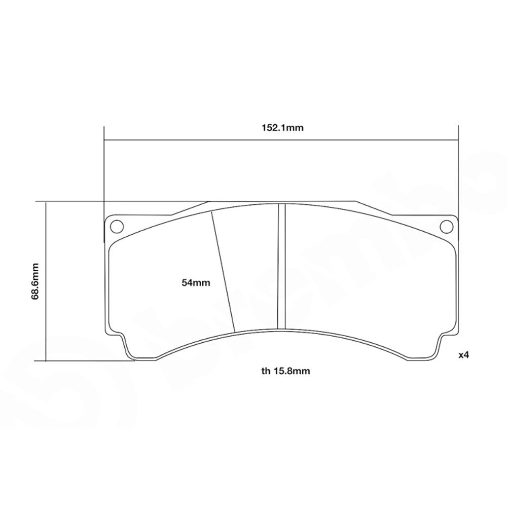 Set pastiglie Brembo Sport | HP2
07.D435.60 - Autobox