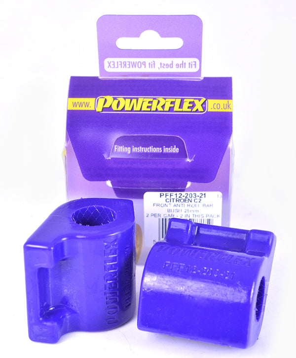 Powerflex Front Anti Roll Bar Bush 21mm PFF12-203-21 - Autobox
