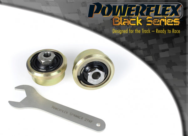 Powerflex Front Wishbone Rear Bush Caster Adjustable PFF19-2202GBLK - Autobox