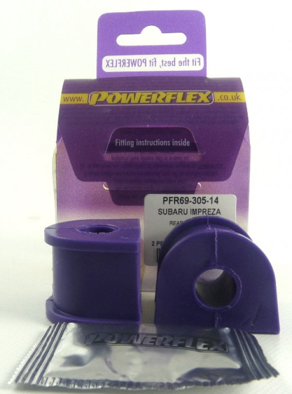 Powerflex Rear Anti Roll Bar To Chassis Bush 14mm PFR69-305-14 - Autobox
