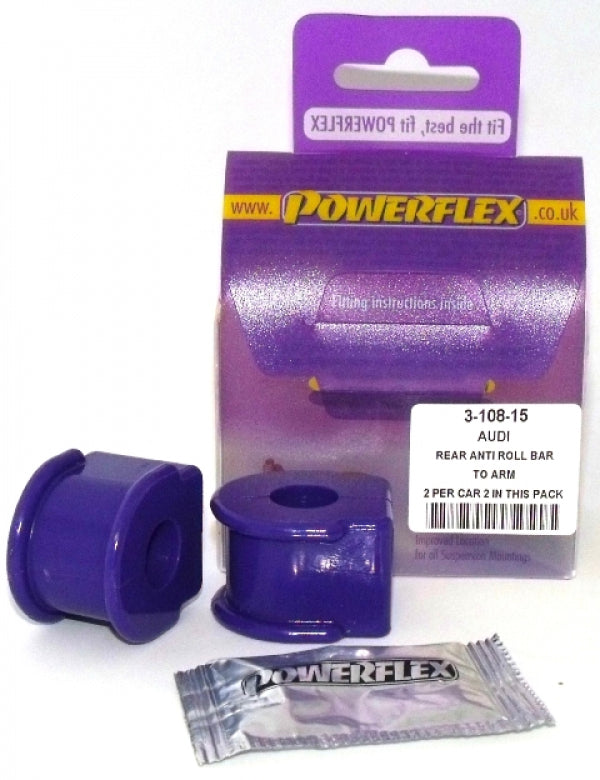 Powerflex Rear Anti Roll Bar To Control Arm PFR3-108-15 - Autobox
