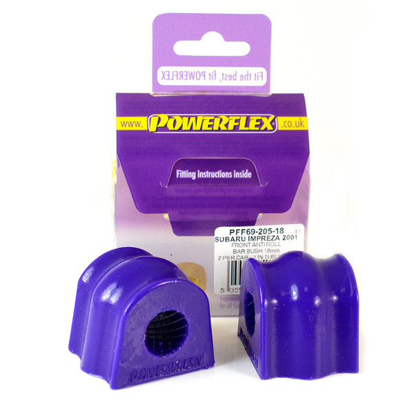 Powerflex Front Anti Roll Bar Bush 18mm PFF69-205-18 - Autobox