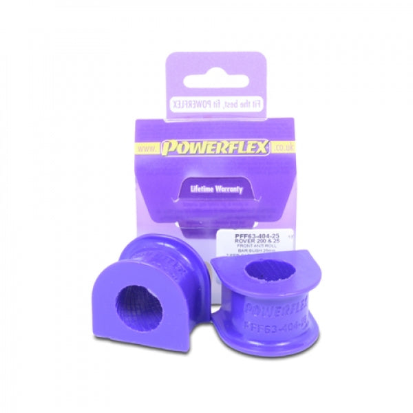 Powerflex Front Anti Roll Bar Mounts 25mm PFF63-404-25 - Autobox