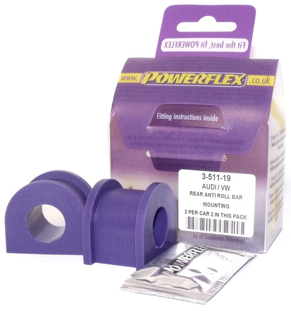 Powerflex Rear Anti Roll Bar Mounting 19mm PFR3-511-19 - Autobox