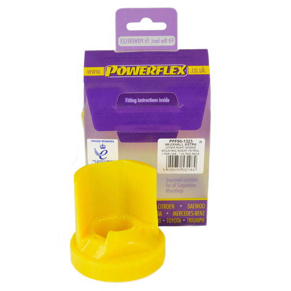 Powerflex Upper Right Engine Mounting Insert Petrol PFF80-1323 - Autobox
