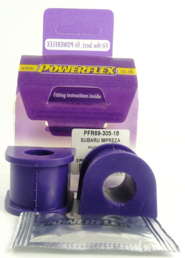 Powerflex Rear Anti Roll Bar To Chassis Bush 18mm PFR69-305-18 - Autobox