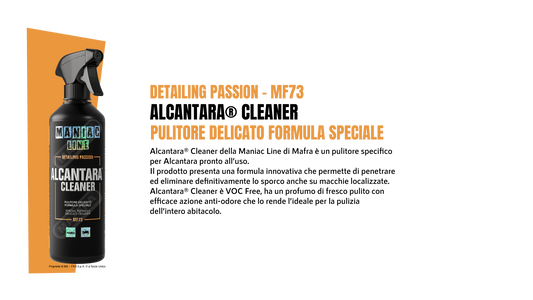 ALCANTARA CLEANER: Pulitore delicato formula speciale per gli interni della tua auto | ManiacLine - Autobox