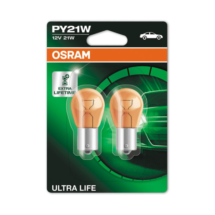 OSRAM LAMPADINE PY21W 12V ULTRA LIFE