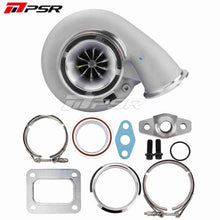 PSR Class Legal 6275G Dual Ball Bearing Turbocharger - T4(open) inlet, Vband Outlet, 1.15A/R