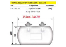Estintore CESAL 5 SE FIA 8865-2015 AUTO ELETTRICHE/IBRIDE OMP