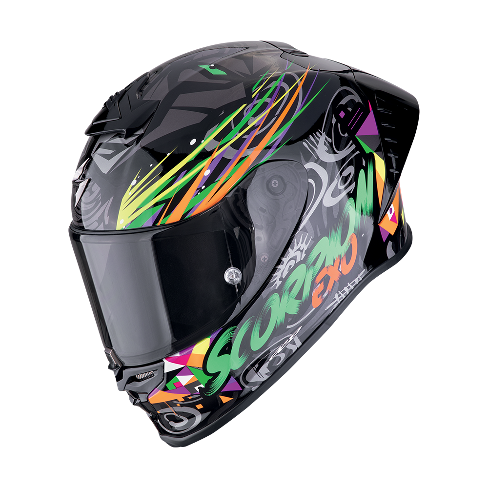 EXO-R1 EVO II AIR SAVAGE NERO-VERDE-ARANCIONE