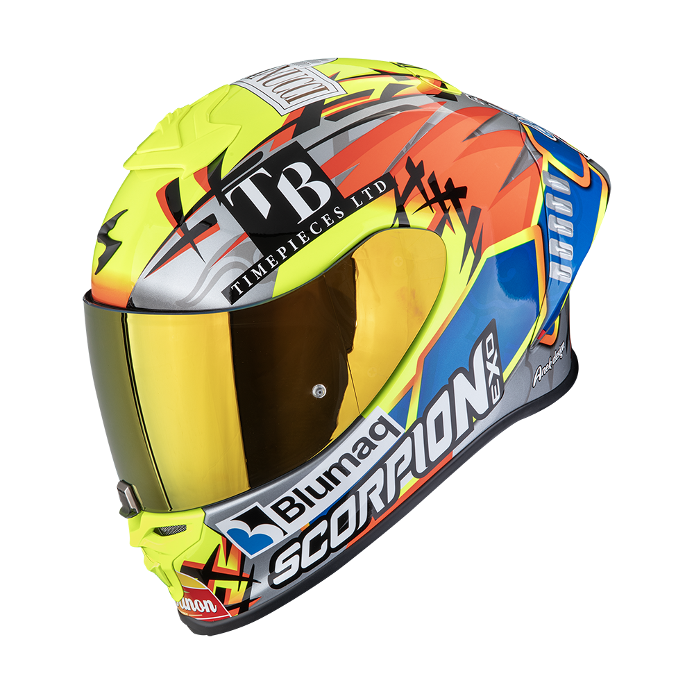 EXO-R1 EVO II AIR ARON  MISANO ARGENTO-GIALLO NEON-BLU