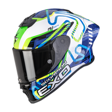 EXO-R1 EVO II AIR CORNERING BIANCO-BLU-VERDE
