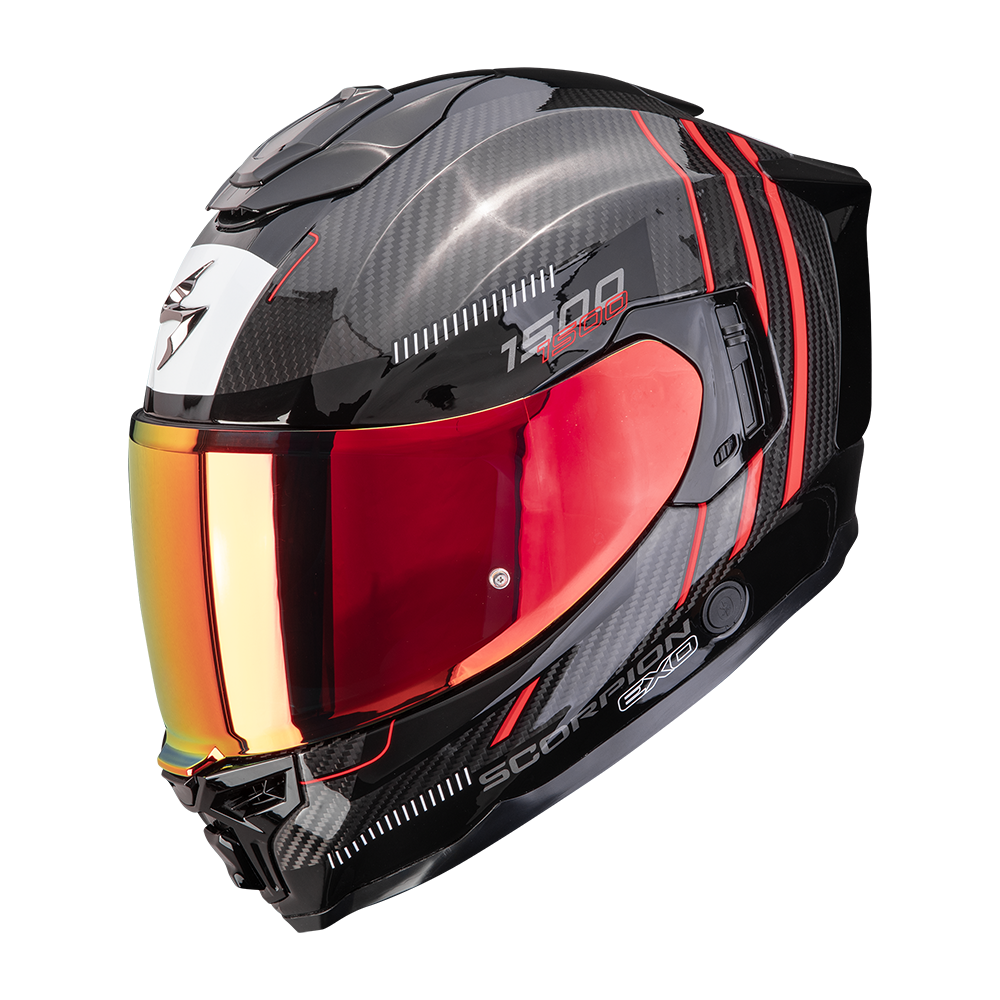 EXO-1500 CARBON AIR ZITY NERO-ROSSO