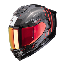 EXO-1500 CARBON AIR ZITY NERO-ROSSO