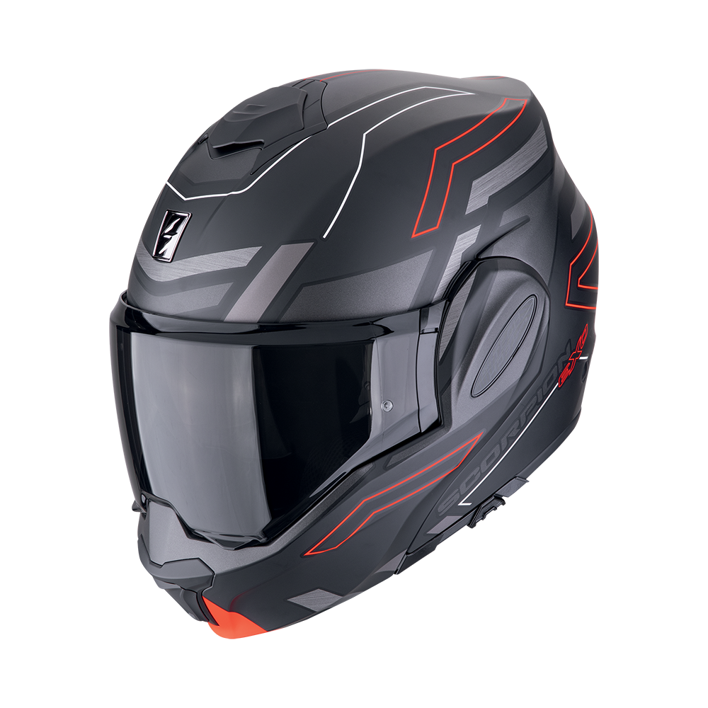 EXO-TECH EVO MODULABLE CONQUER NERO OPACO-ROSSO