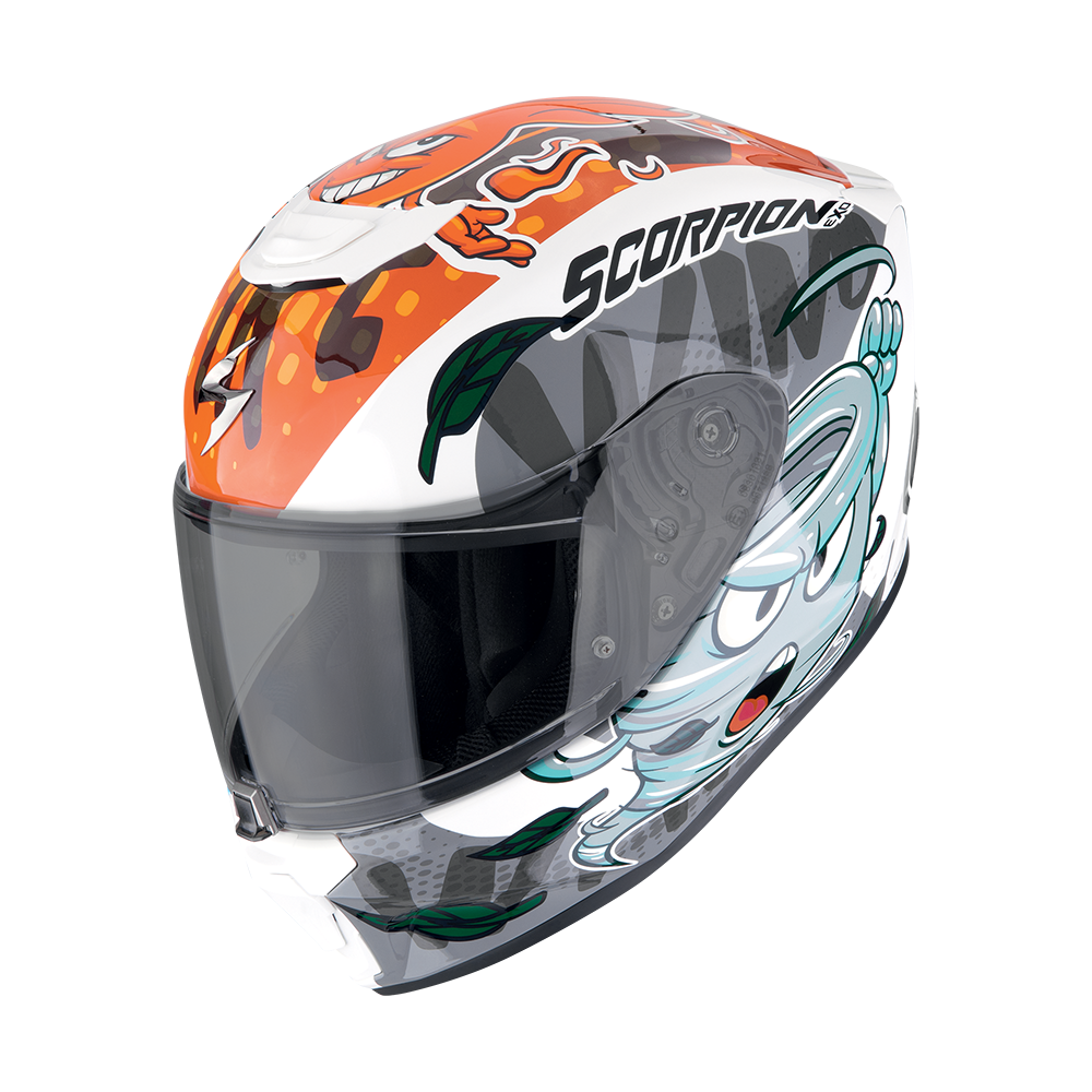 EXO-JNR AIR THE4ELEMENTS BIANCO-BLU-ARANCIONE