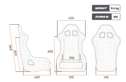 SEAT FIRST-R FIA 8855-1999 OMP