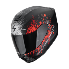 EXO-391 WOLF NERO OPACO-ARGENTO-ROSSO