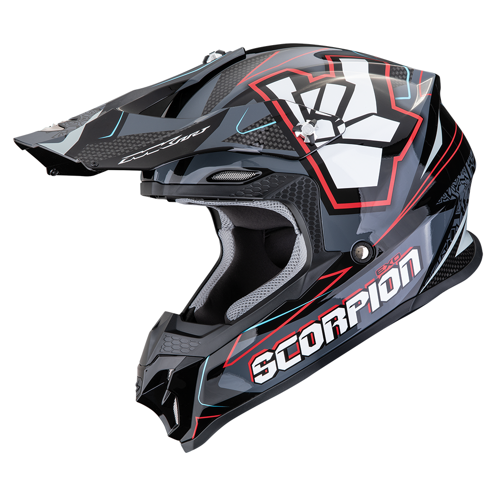EXO-OFFROAD VX-16 EVO AIR ROK NERO-GRIGIO-ROSSO