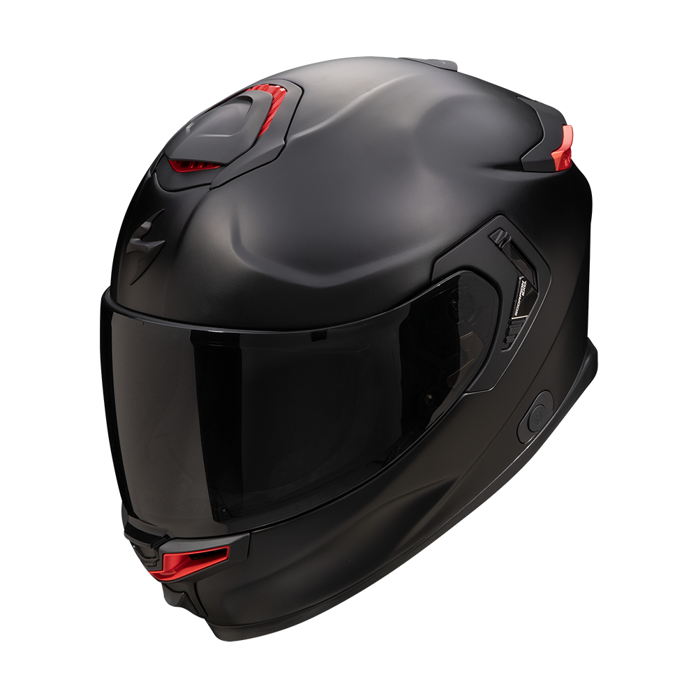 EXO-GT SP AIR SOLID NERO OPACO-ROSSO