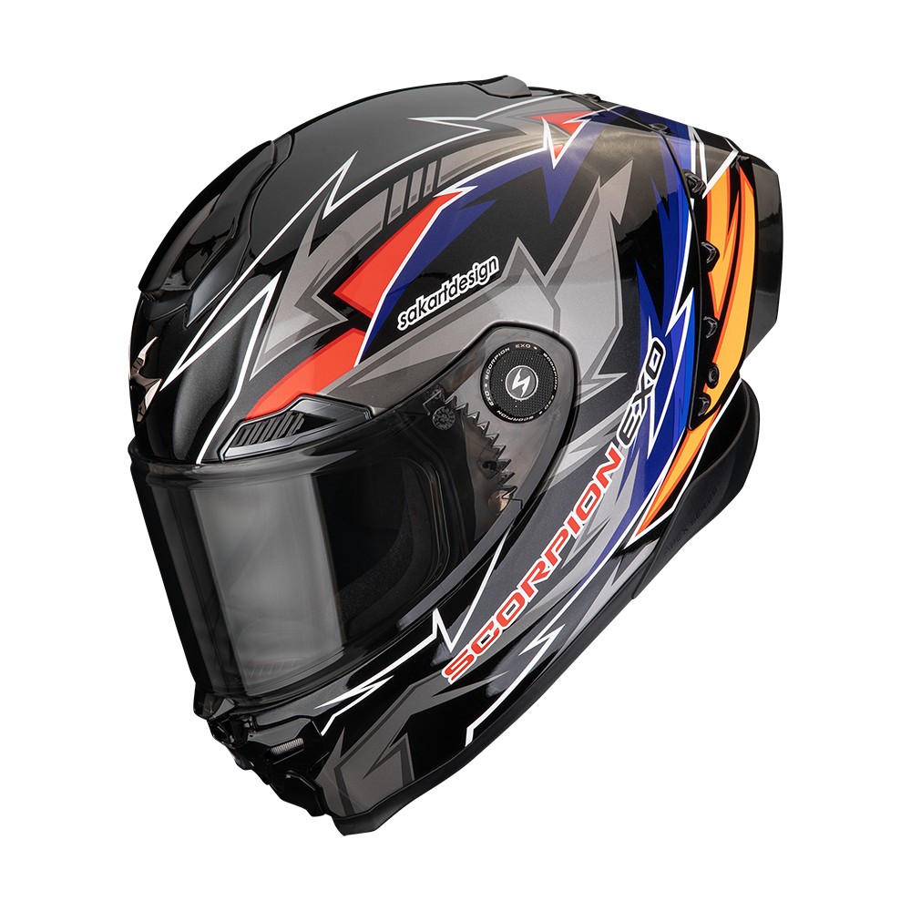 EXO-RACE AIR MOVE ON NERO-BLU-ARANCIONE