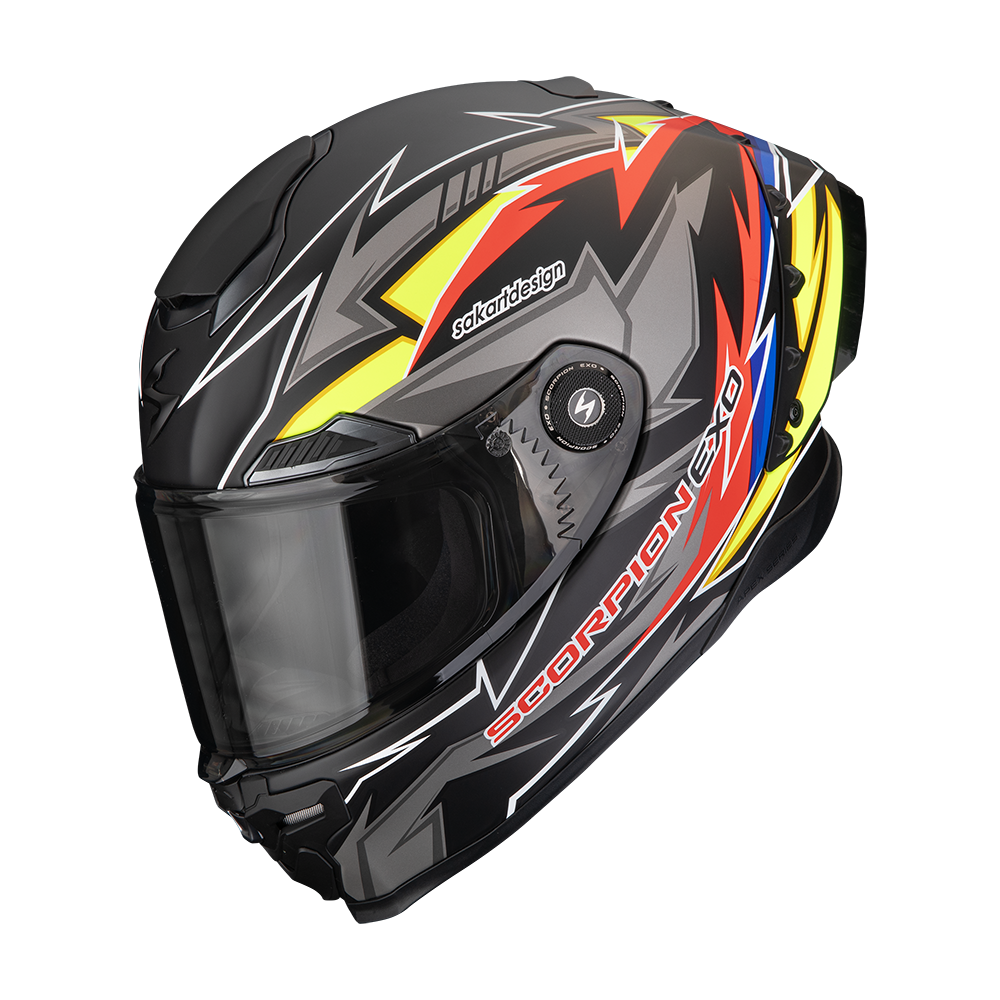 EXO-RACE AIR MOVE ON NERO-ROSSO-GIALLO OPACO