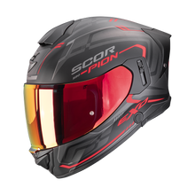 EXO-530 AIR SLOPE NERO OPACO-ROSSO