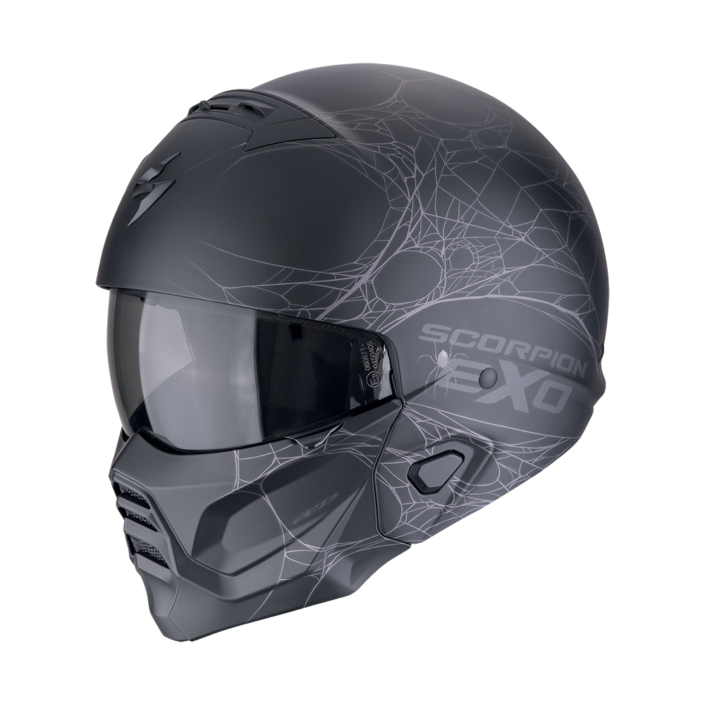 EXO-COMBAT II SPIDERWEB NERO MATT ARGENTO