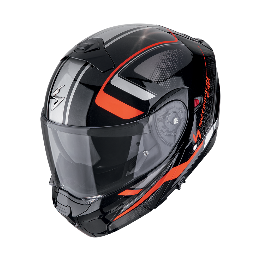 EXO-930 EVO MODULABLE ARDENS NERO METAL-ROSSO