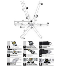 Cinture di sicurezza ONE-D FIA 8853-2016 OMP