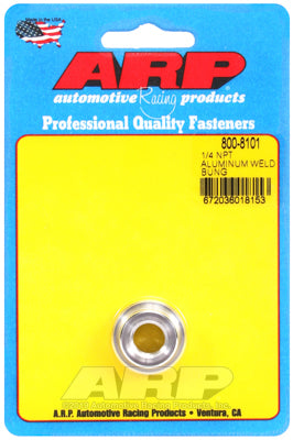 "1/4"" NPT aluminum weld bung"