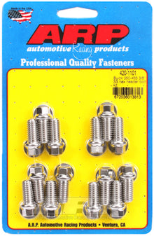 "Buick 350-455 3/8"" SS hex header bolt kit"
