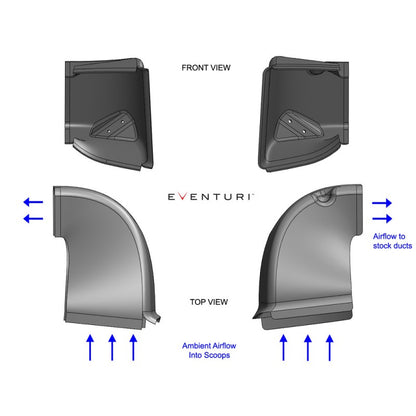Prese d'aria in carbonio Eventuri BMW F10 M5 - Autobox