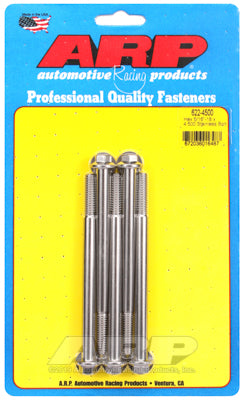 "5/16""-18 x 4.500 hex SS bolts"