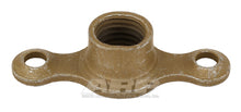 5/16-24 plate nut. 2-lug fixed w/ctr sunk rivet hole