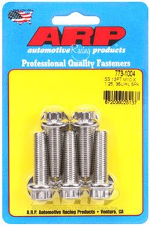ARP M10 x 1.25 x 35 12pt SS Bolts (5/pkg)