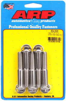 ARP 7/16-14 x 2.5in SS Hex Bolt Kit (Pack of 5)