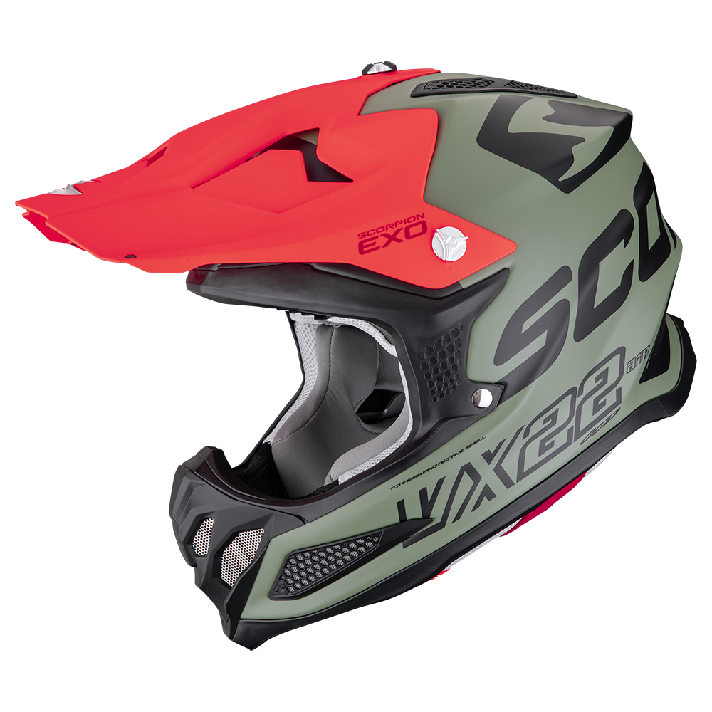 EXO-OFFROAD VX-22 AIR UPDOWN MATT VERDE-NERO-ROSSO