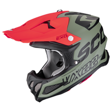 EXO-OFFROAD VX-22 AIR UPDOWN MATT VERDE-NERO-ROSSO