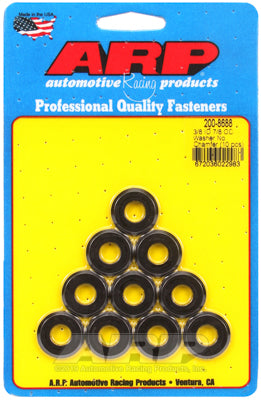 ARP "3/8"ID 7/8"OD .150"TH (radiused) black washers"  (10pcs