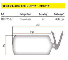 Estintore CMSST 7 OMP