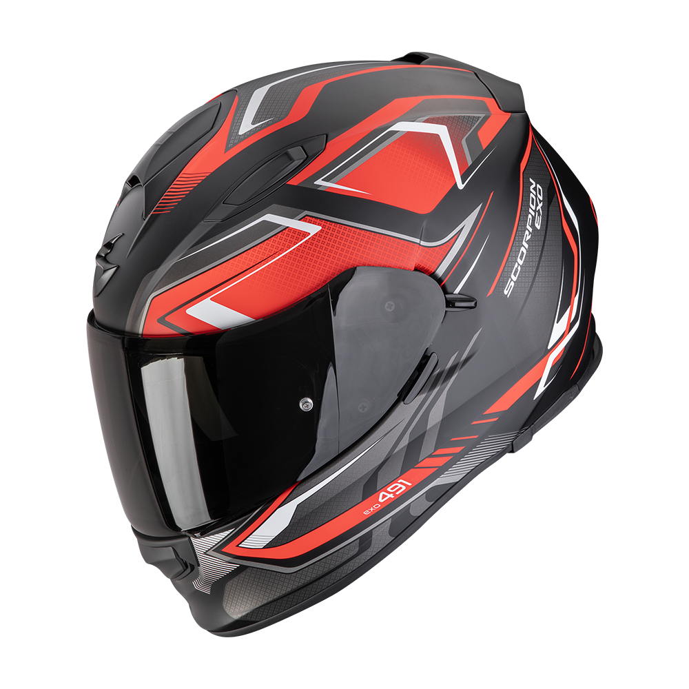 EXO-491 ZUMO NERO OPACO ROSSO