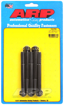 "3/8""-24 x 3.750 12pt black oxide bolts" (5pcs)
