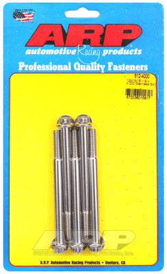 "5/16""-18 x 4.000 12pt SS bolts" (5pcs)