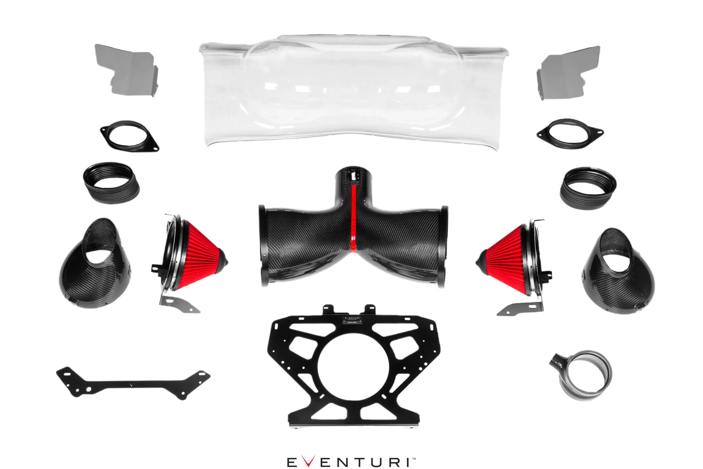 Copertura motore in carbonio Eventuri C8 Corvette Stingray