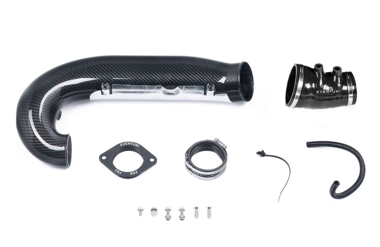 Tubazione del turbo in carbonio Eventuri Honda Civic FK2 V3