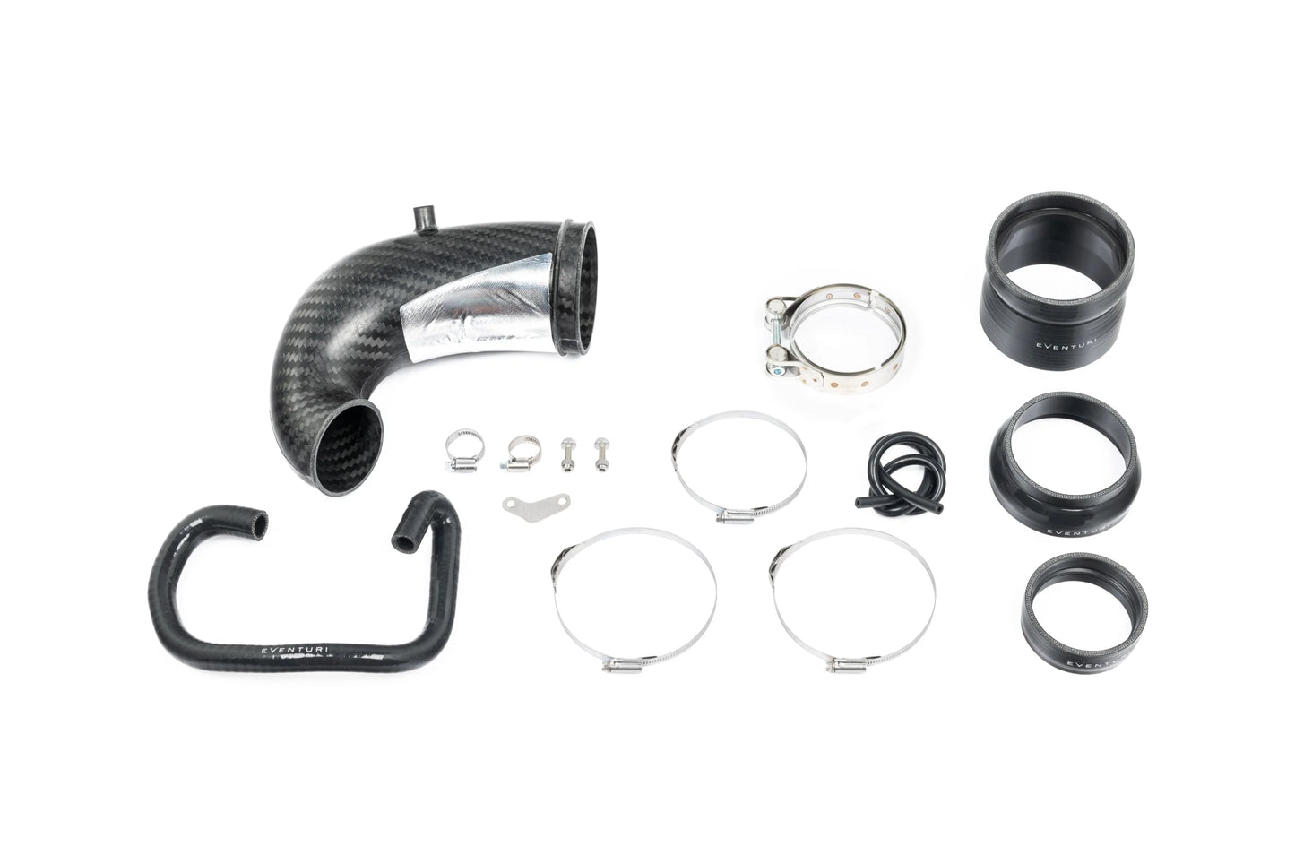 Manicotto turbina alta portata in carbonio (turbo inlet pipe) Eventuri Audi RS3 8Y TURBO INLET