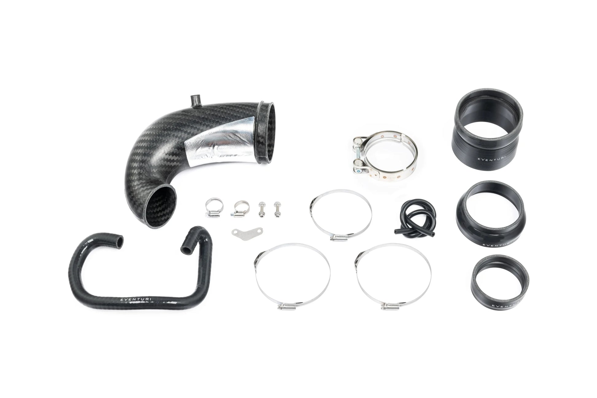 Manicotto turbina alta portata in carbonio (turbo inlet pipe) Eventuri Audi RS3 8Y TURBO INLET